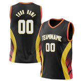 Custom Team Design Black & Yellow Colors Design Sports Basketball Jersey