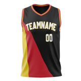 Custom Team Design Black & Red Colors Design Sports Basketball Jersey BS00AH040109