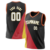 Custom Team Design Black & Red Colors Design Sports Basketball Jersey