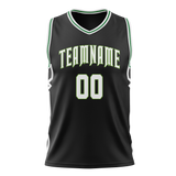 Custom Team Design Black & White Colors Design Sports Basketball Jersey BS00BC020102