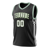 Custom Team Design Black & White Colors Design Sports Basketball Jersey BS00BC020102