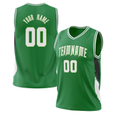 Custom Team Design Green & Black Colors Design Sports Basketball Jersey