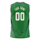 Custom Team Design Green & Black Colors Design Sports Basketball Jersey BS00BC081401