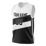 Custom Team Design White & Black Colors Design Sports Basketball Jersey BS00BN020201