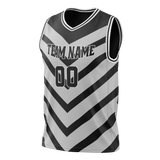 Custom Team Design Gray & Black Colors Design Sports Basketball Jersey BS00BN060301