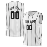 Custom Team Design White & Black Colors Design Sports Basketball Jersey BS00BN090201