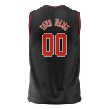 Custom Team Design Black & Red Colors Design Sports Basketball Jersey BS00CB030109