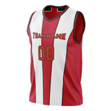 Custom Team Design Red & Black Colors Design Sports Basketball Jersey BS00CB050901