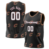 Custom Team Design Black & Maroon Colors Design Sports Basketball Jersey