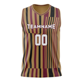 Custom Team Design Cream & Black Colors Design Sports Basketball Jersey BS00CC070501