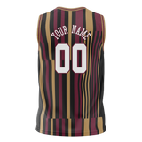 Custom Team Design Black & Maroon Colors Design Sports Basketball Jersey BS00CC100108