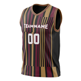 Custom Team Design Black & Maroon Colors Design Sports Basketball Jersey BS00CC100108