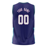 Custom Team Design Purple & White Colors Design Sports Basketball Jersey BS00CH032302