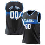 Custom Team Design Black & Blue Colors Design Sports Basketball Jersey