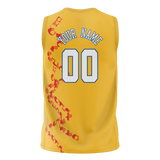 Custom Team Design Yellow & Red Colors Design Sports Basketball Jersey BS00DN021209