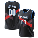 Custom Team Design Black & Red Colors Design Sports Basketball Jersey