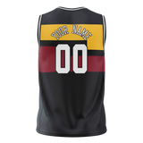 Custom Team Design Black & Maroon Colors Design Sports Basketball Jersey BS00DN070108