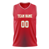 Custom Team Design Red & Blue Colors Design Sports Basketball Jersey BS00DP060920