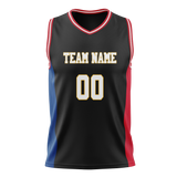 Custom Team Design Black & Red Colors Design Sports Basketball Jersey BS00DP070109