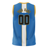 Custom Team Design Blue & Gold Colors Design Sports Basketball Jersey BS00GSW032013