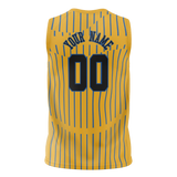 Custom Team Design Blue & Gold Colors Design Sports Basketball Jersey BS00GSW102013