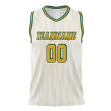 Custom Team Design Cream & White Colors Design Sports Basketball Jersey BS00HR030502