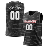 Custom Team Design Black & Gray Colors Design Sports Basketball Jersey