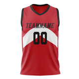 Custom Team Design Red & White Colors Design Sports Basketball Jersey BS00HR060902