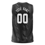 Custom Team Design Black & Gray Colors Design Sports Basketball Jersey BS00HR080103