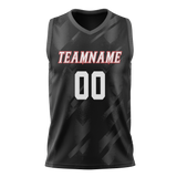 Custom Team Design Black & Gray Colors Design Sports Basketball Jersey BS00HR080103