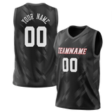 Custom Team Design Black & Gray Colors Design Sports Basketball Jersey BS00HR080103