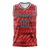 Custom Team Design Red & Black Colors Design Sports Basketball Jersey BS00HR090901