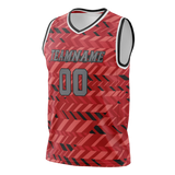 Custom Team Design Red & Black Colors Design Sports Basketball Jersey BS00HR090901