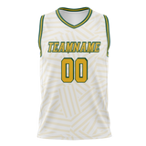 Custom Team Design White & Cream Colors Design Sports Basketball Jersey BS00HR100205