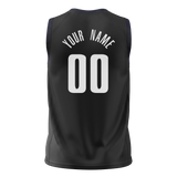 Custom Team Design Black & Dark Purple Colors Design Sports Basketball Jersey BS00IP030122