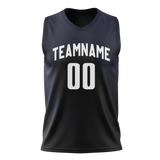 Custom Team Design Black & Dark Purple Colors Design Sports Basketball Jersey BS00IP030122