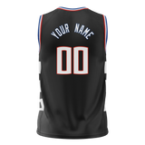 Custom Team Design Black & White Colors Design Sports Basketball Jersey BS00LAC010102