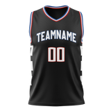 Custom Team Design Black & White Colors Design Sports Basketball Jersey BS00LAC010102