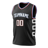 Custom Team Design Black & White Colors Design Sports Basketball Jersey BS00LAC010102