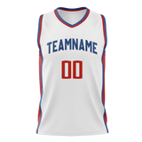 Custom Team Design Red & White Colors Design Sports Basketball Jersey BS00LAC020902