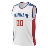 Custom Team Design White & Red Colors Design Sports Basketball Jersey BS00LAC040209