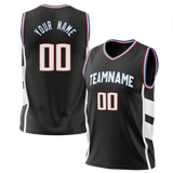 Custom Team Design Black & White Colors Design Sports Basketball Jersey BS00LAC050102