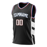 Custom Team Design Black & White Colors Design Sports Basketball Jersey BS00LAC050102