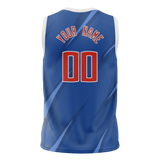 Custom Team Design Blue & Light Blue Colors Design Sports Basketball Jersey BS00LAC102021