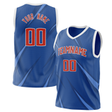 Custom Team Design Blue & Light Blue Colors Design Sports Basketball Jersey BS00LAC102021