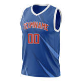 Custom Team Design Blue & Light Blue Colors Design Sports Basketball Jersey BS00LAC102021