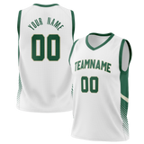 Custom Team Design White & Kelly Green Colors Design Sports Basketball Jersey BS00MB010215