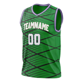 Custom Team Design Kelly Green & Black Colors Design Sports Basketball Jersey BS00MB021501