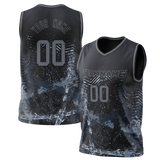 Custom Team Design Black & Gray Colors Design Sports Basketball Jersey