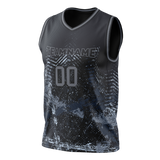 Custom Team Design Black & Gray Colors Design Sports Basketball Jersey BS00MH010103